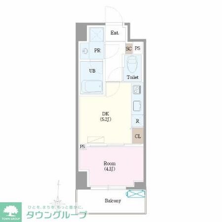 ロイジェント扇橋の物件間取画像